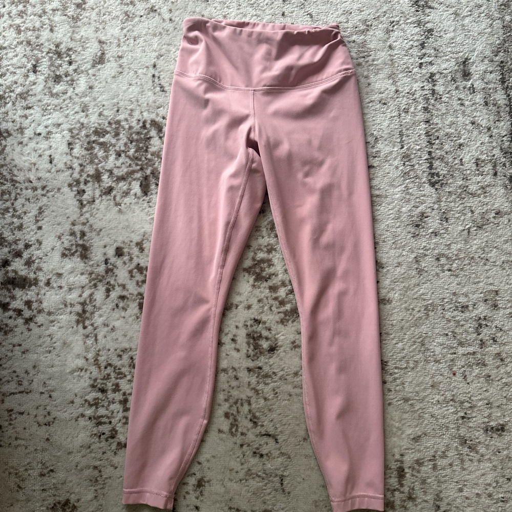 Pink High-Waisted Leggings
